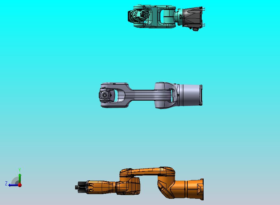 三种六自由度机械臂