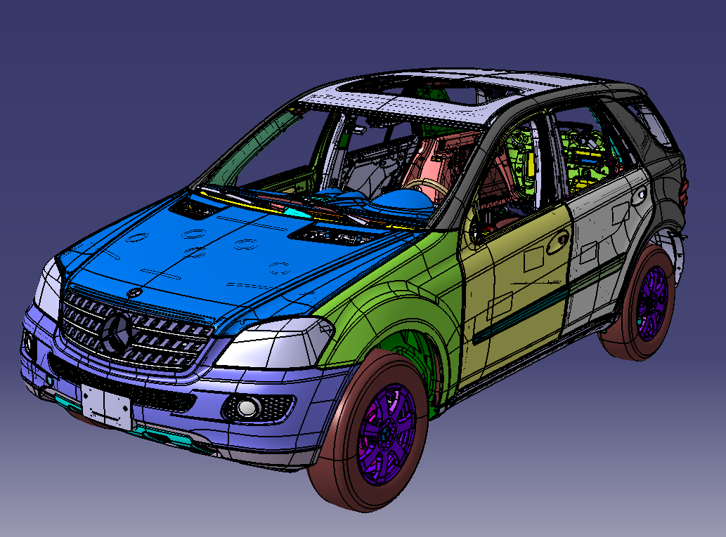 梅赛德斯 ML350 – 部分