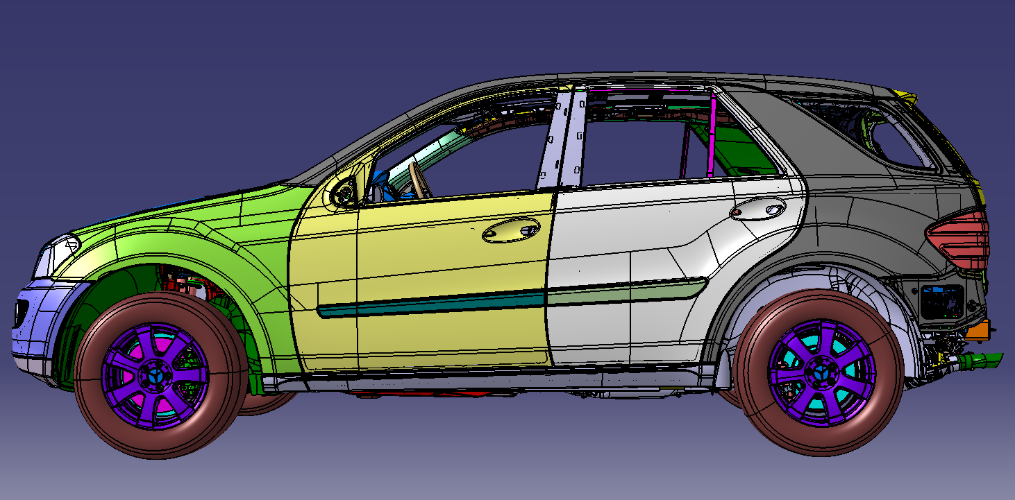 梅赛德斯 ML350 – 部分