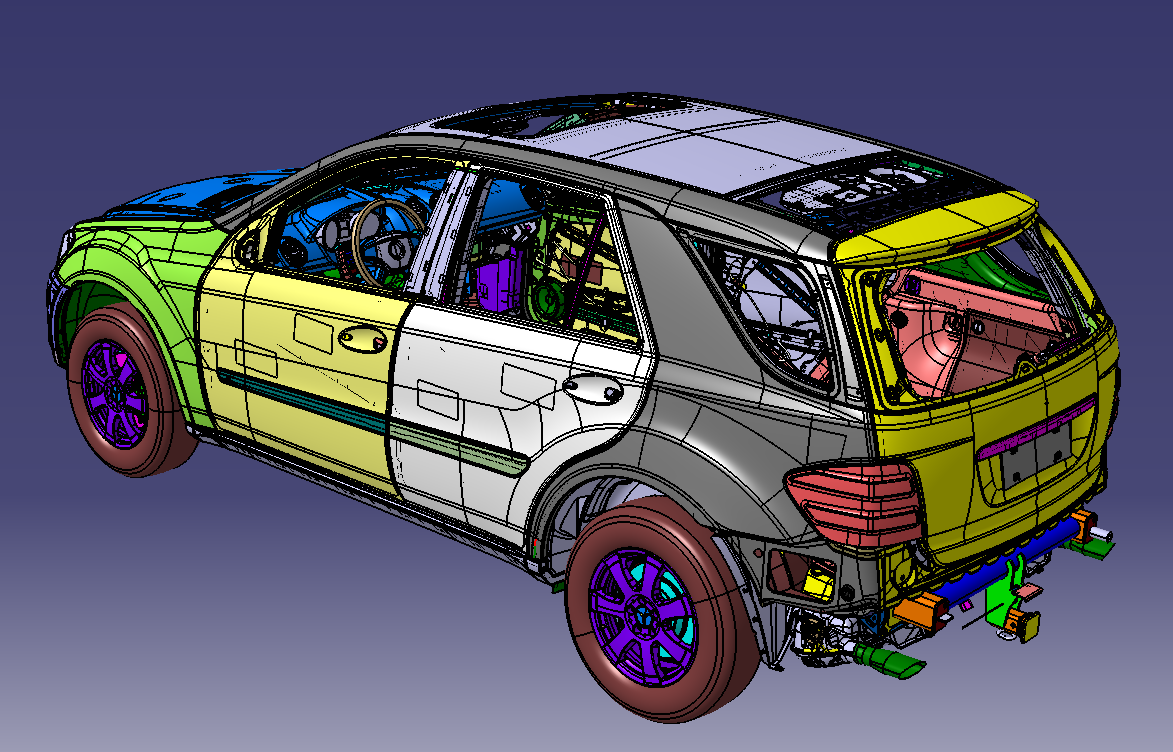 梅赛德斯 ML350 – 部分
