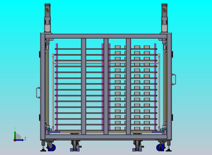 物料小车的Tray盘供料机构