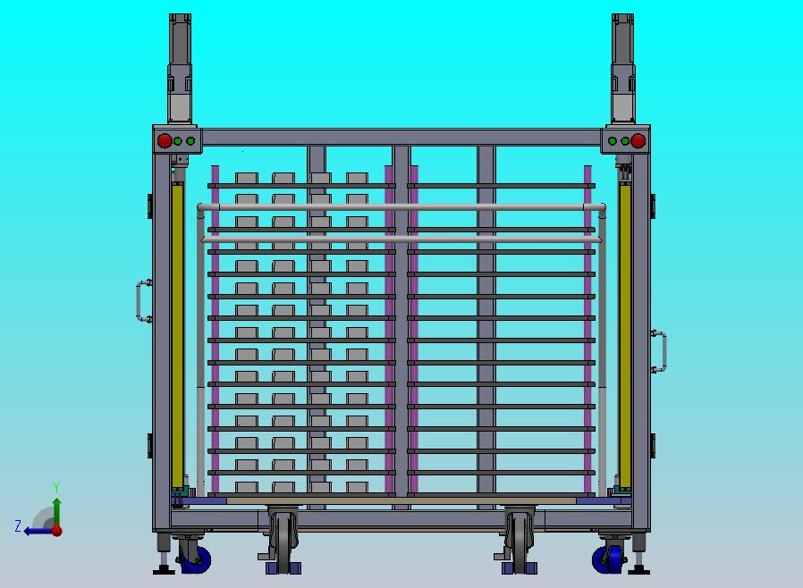 物料小车的Tray盘供料机构