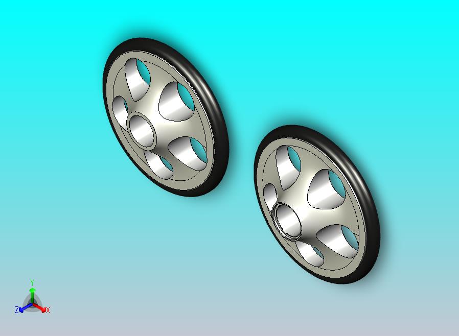 Awesomatix Xray 12th比例前轮组