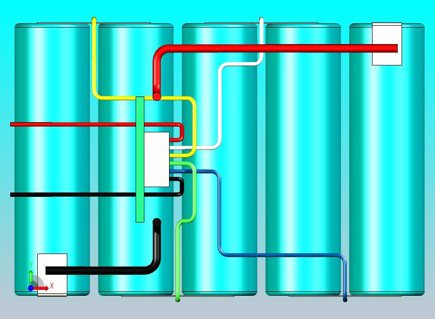 DEWALT 20V电池单元排列