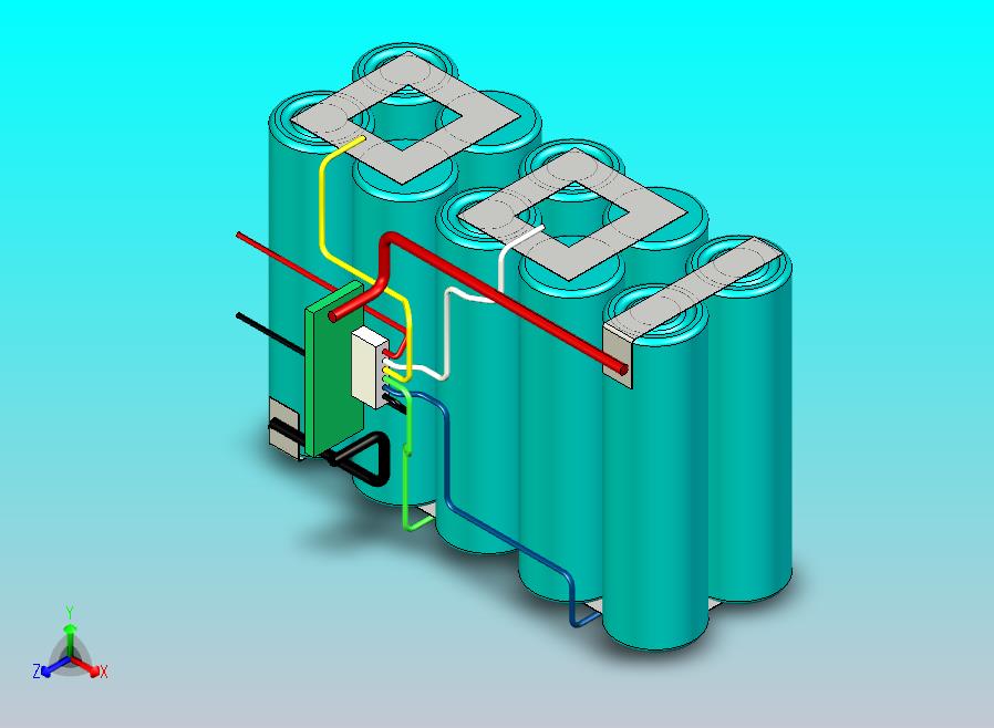 DEWALT 20V电池单元排列
