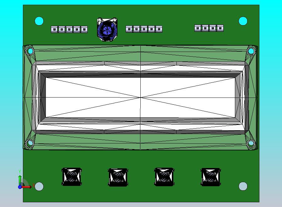 DIY LCD16x2 板 Diptrace 程序中的真实项目