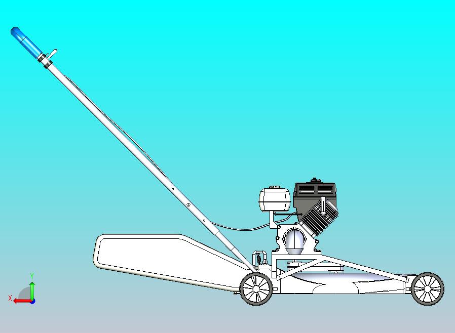 扶轮草坪割草机