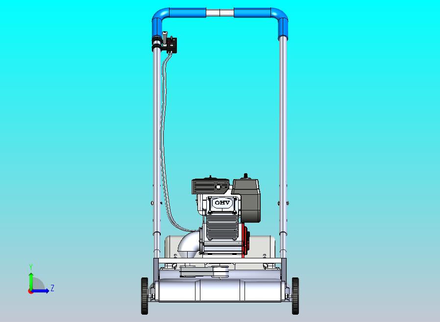 扶轮草坪割草机