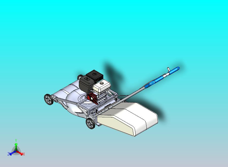 扶轮草坪割草机