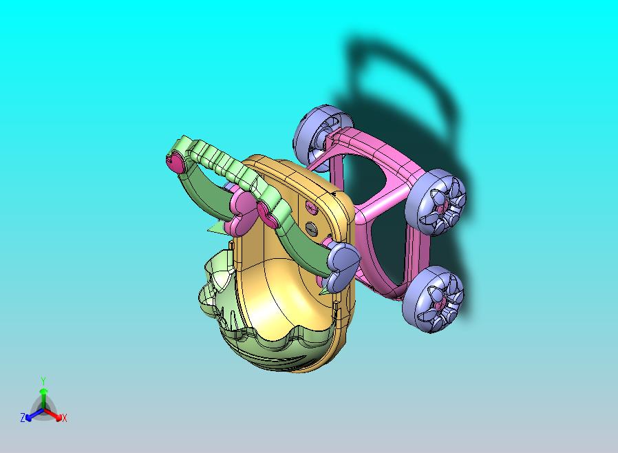 高档婴儿车设计