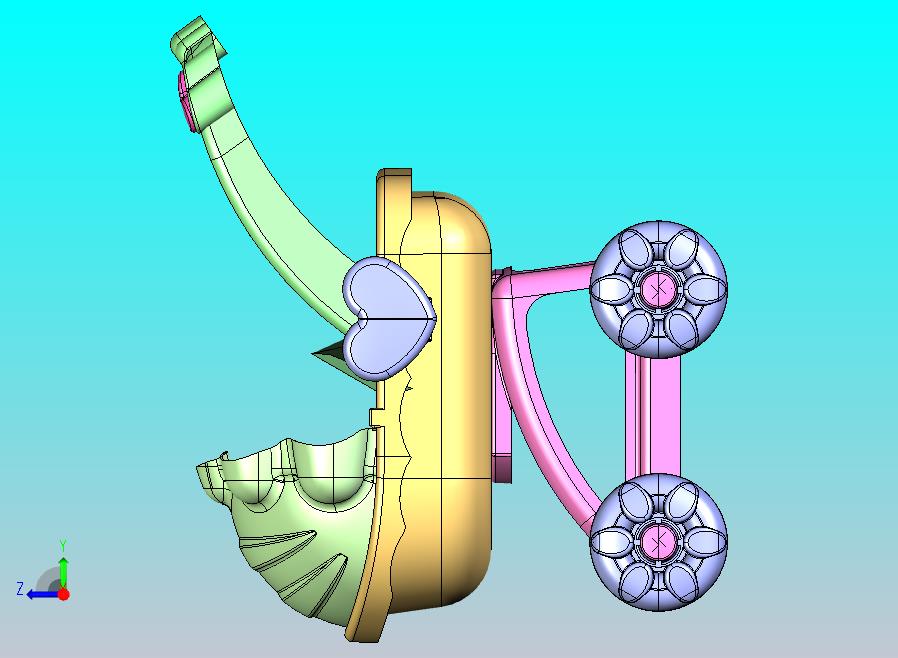 高档婴儿车设计