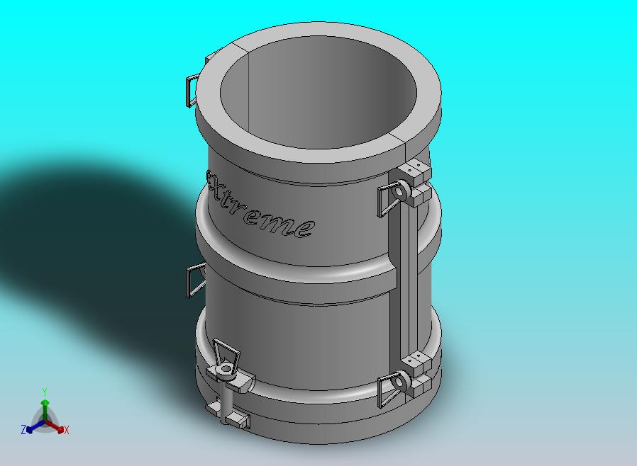 铸铁混凝土圆筒模具