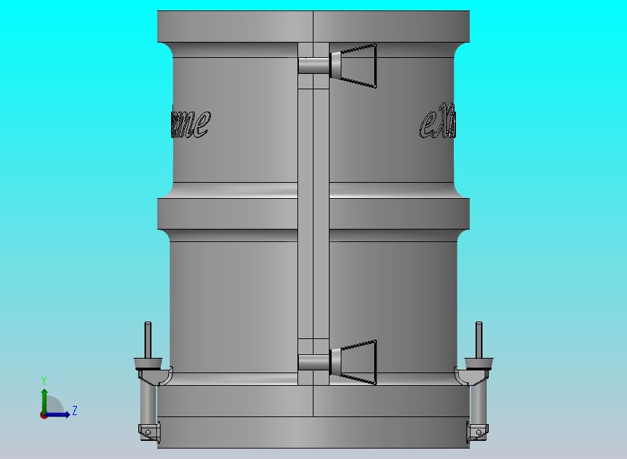 铸铁混凝土圆筒模具