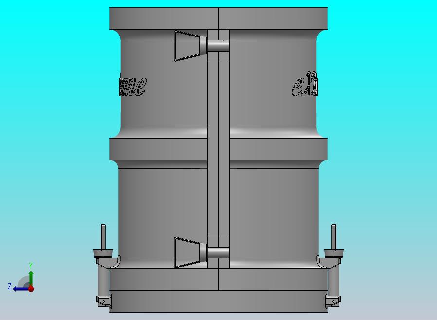 铸铁混凝土圆筒模具