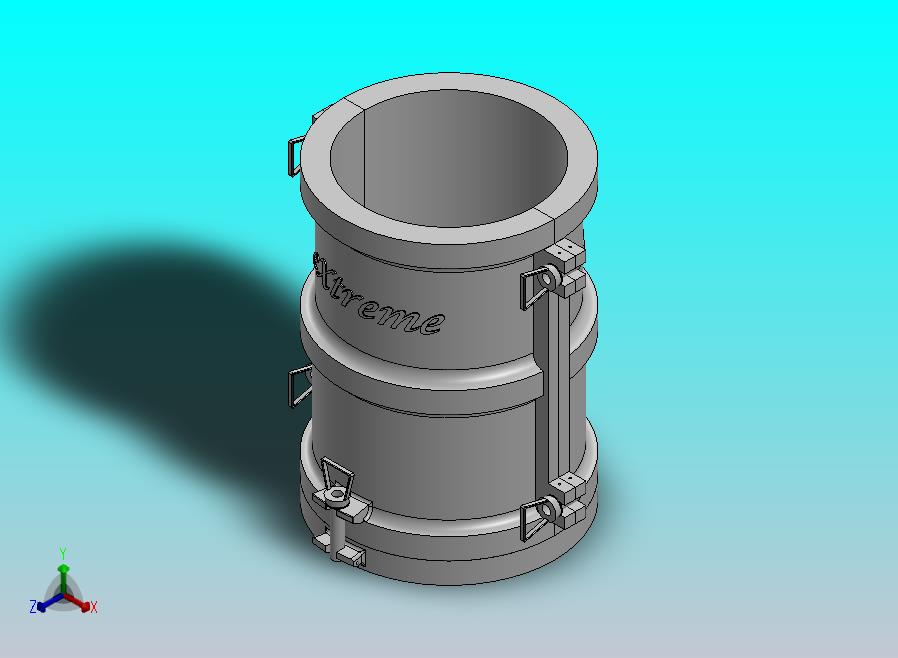 铸铁混凝土圆筒模具