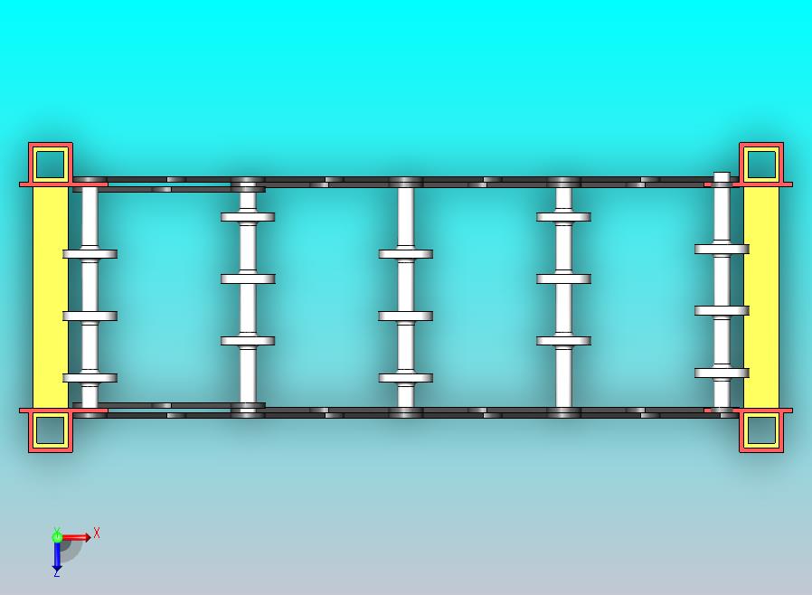 伸缩输送机结构