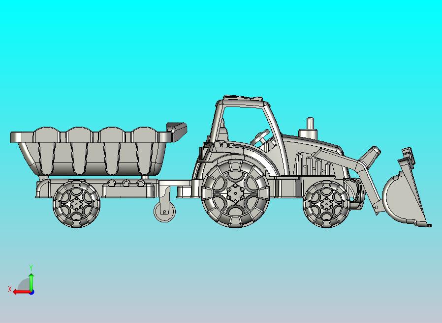 玩具拖拉机设计