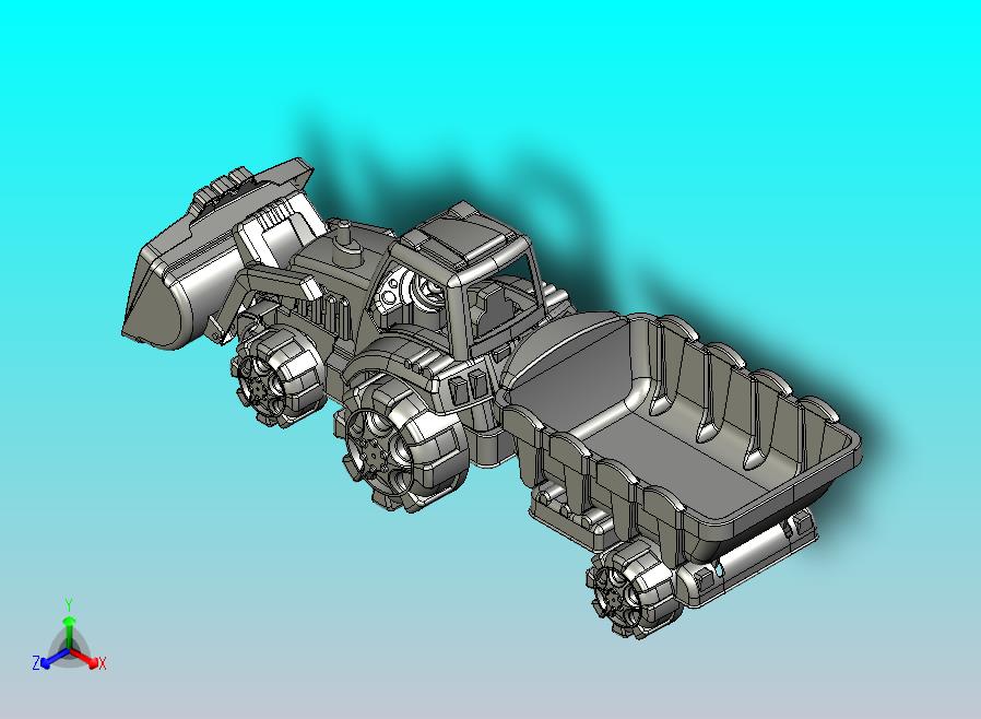 玩具拖拉机设计
