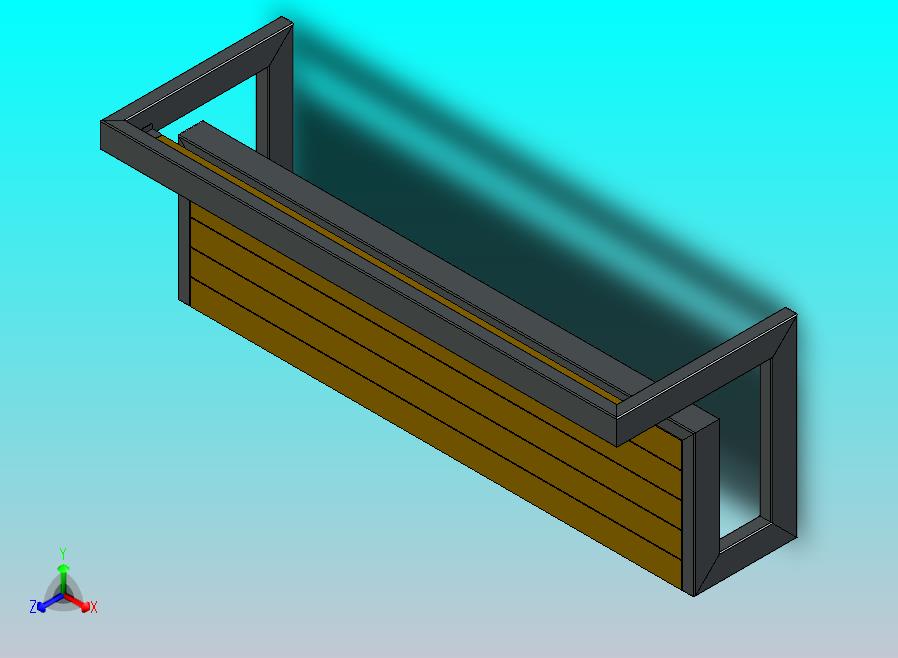 工作台框架 - 空心钢材