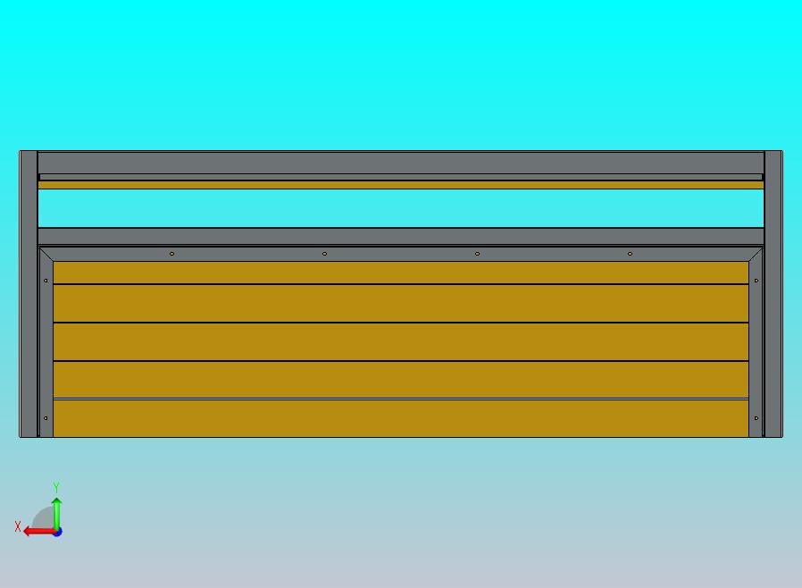 工作台框架 - 空心钢材