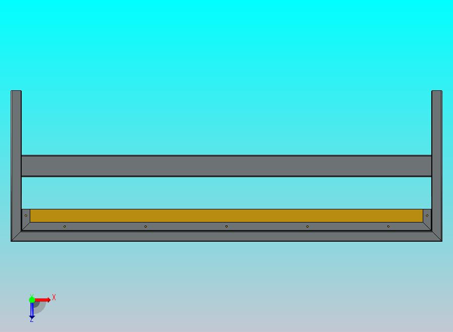 工作台框架 - 空心钢材