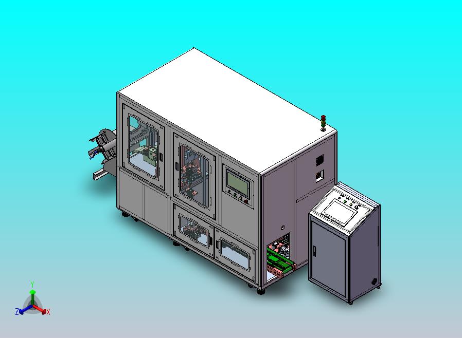 圆盘式铁芯冲压卷盘一体机（放料、矫形器与滚压冲压）
