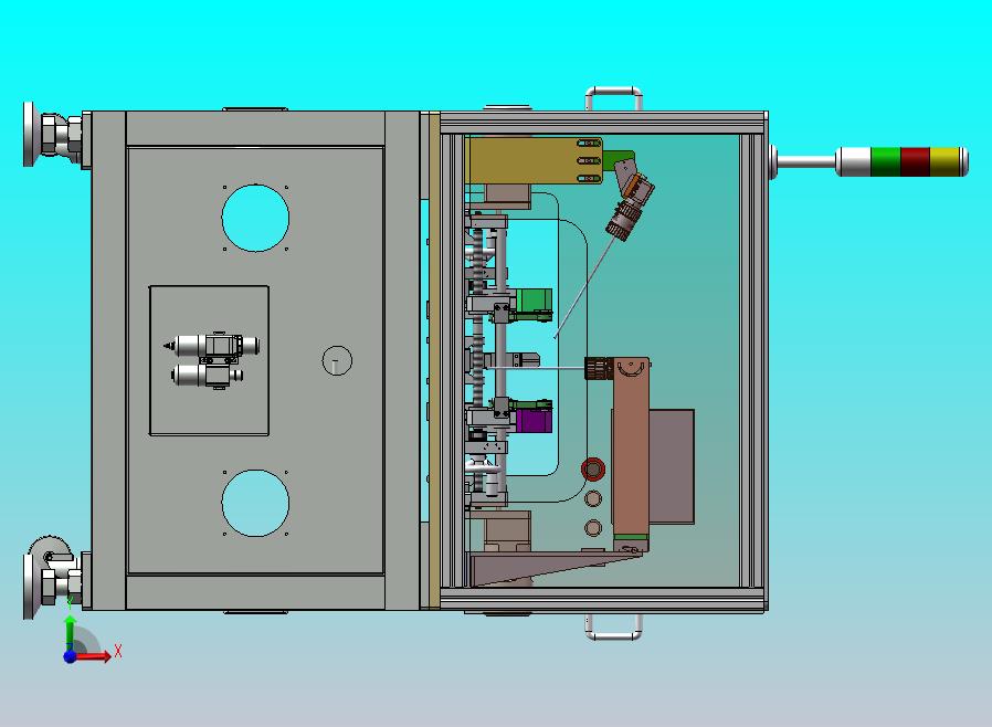 自动对接皮带间距可调上下料AOI检测机