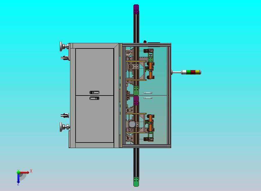 自动对接皮带间距可调上下料AOI检测机