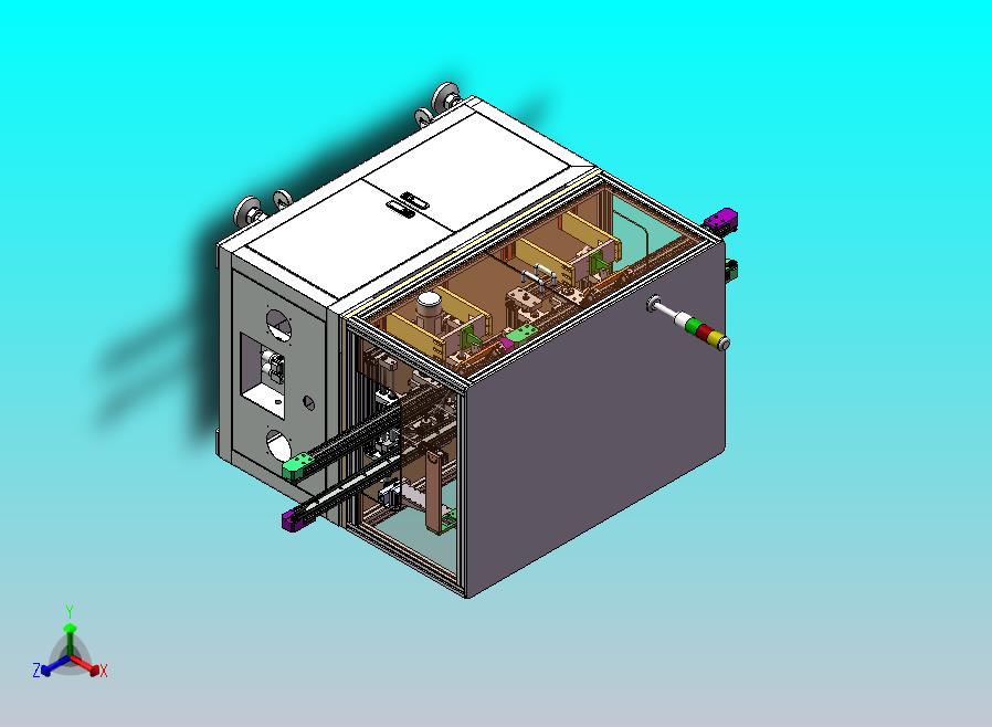 自动对接皮带间距可调上下料AOI检测机