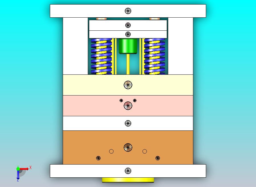 窗帘杆配件模具设计