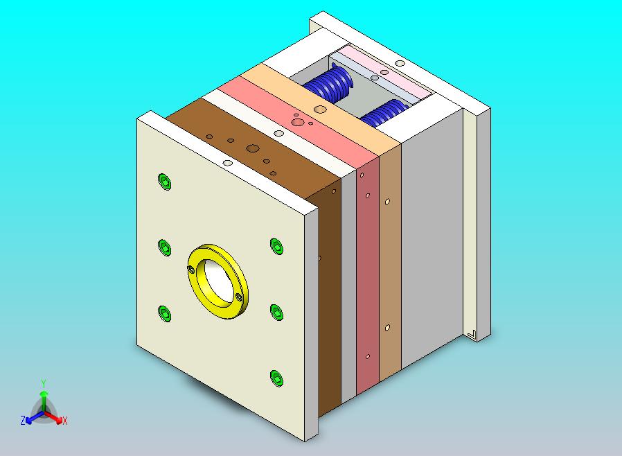 窗帘杆配件模具设计