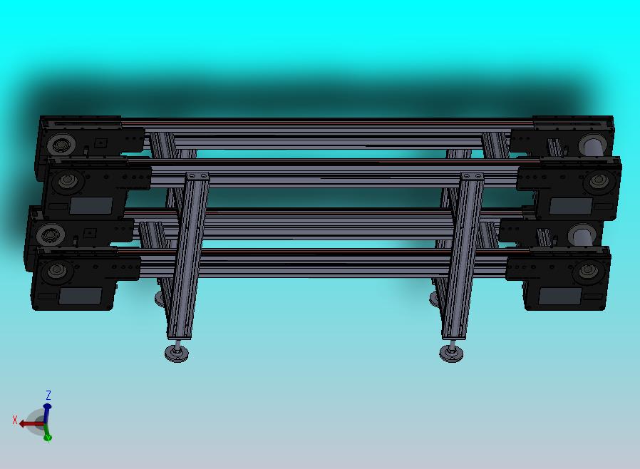 倍速链上下回传输送线