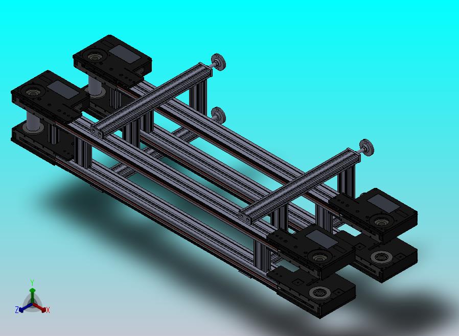 倍速链上下回传输送线