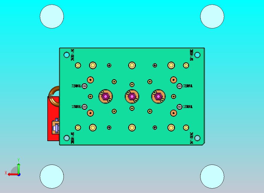 打印机卡口1x2塑胶模具