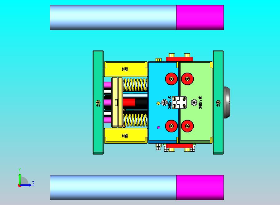 打印机卡口1x2塑胶模具