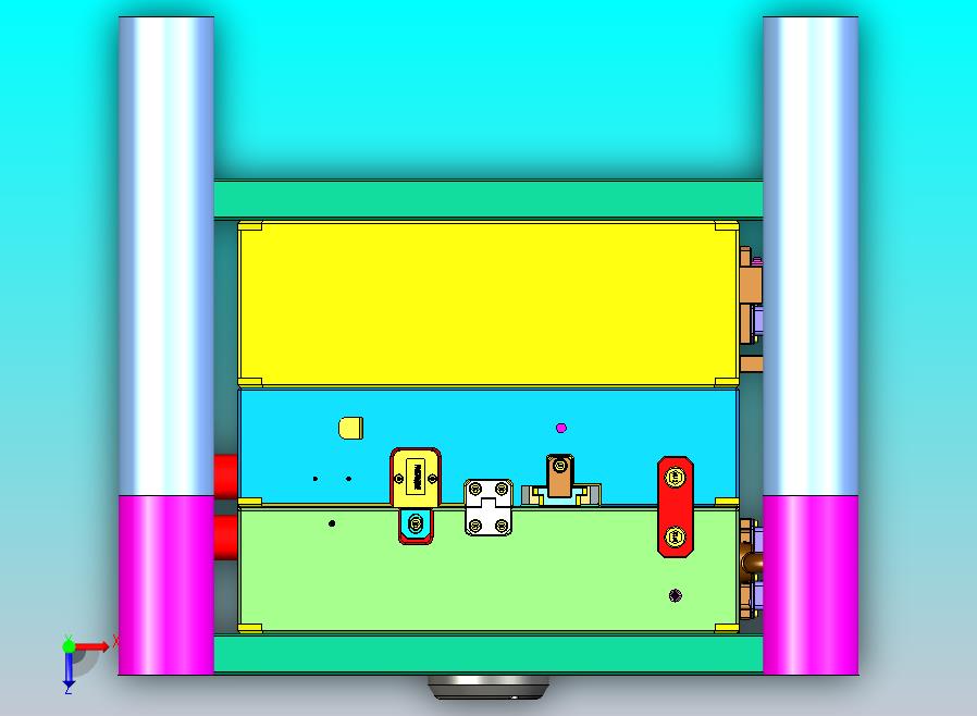 打印机卡口1x2塑胶模具