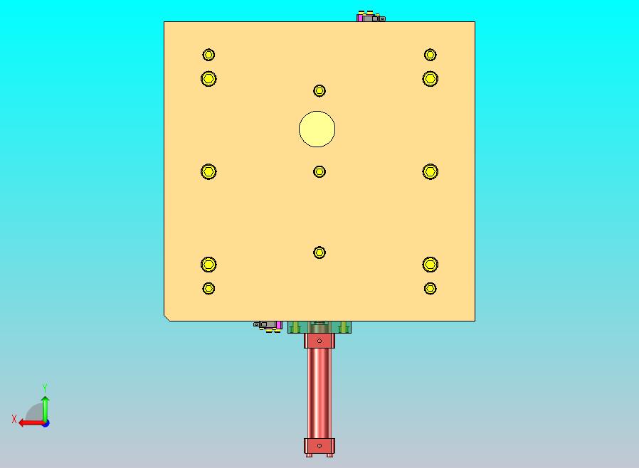 四方米筛塑胶模具型腔均匀排布冷却水路