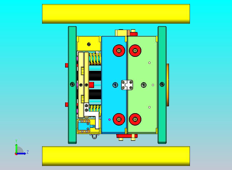 汽车点火开关盖板2+2塑胶模具
