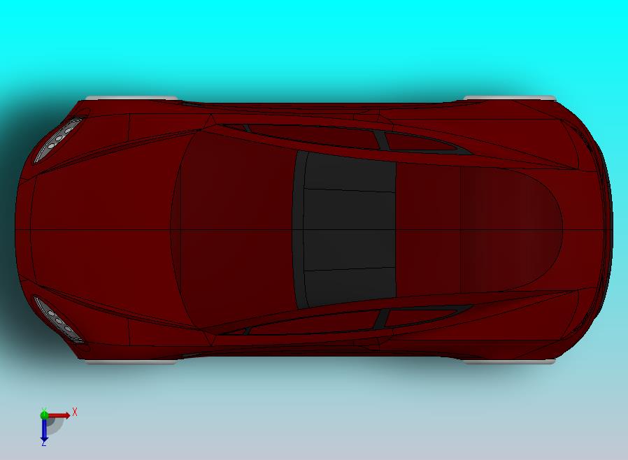 特斯拉跑车 3d机械模型图纸 Solidworks