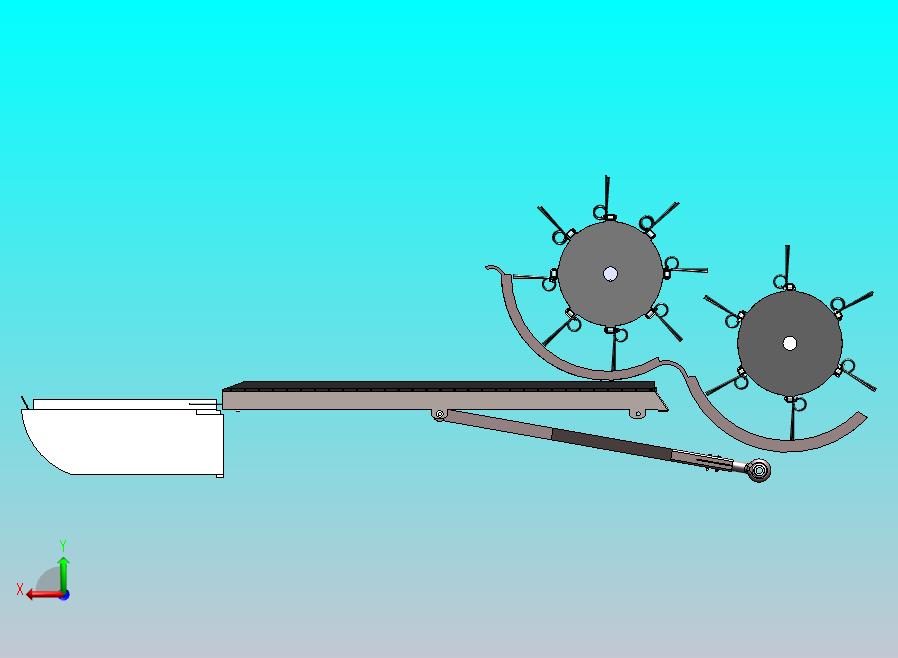 花生收获机内部结构