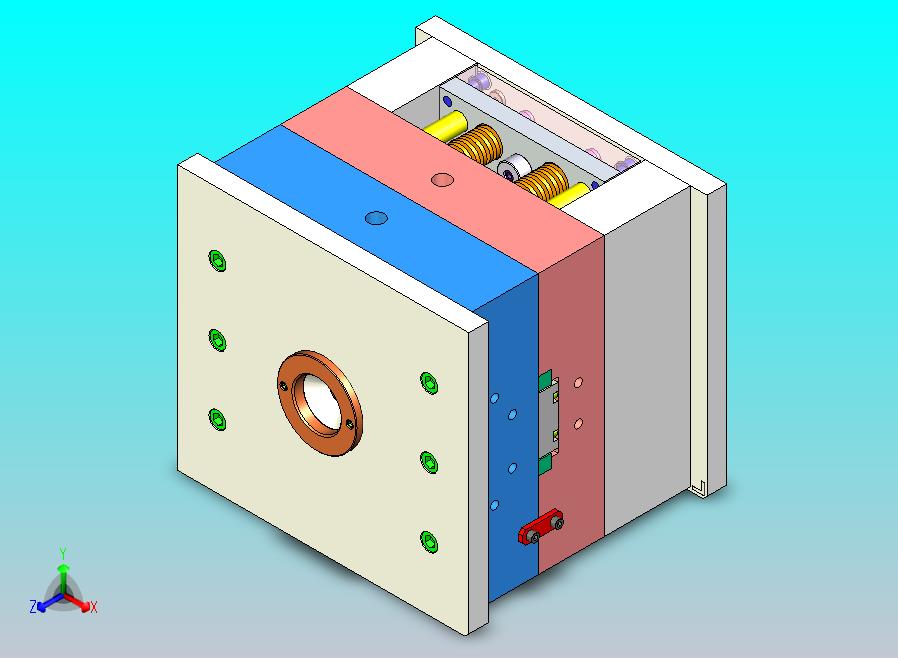 柜门配件模具设计