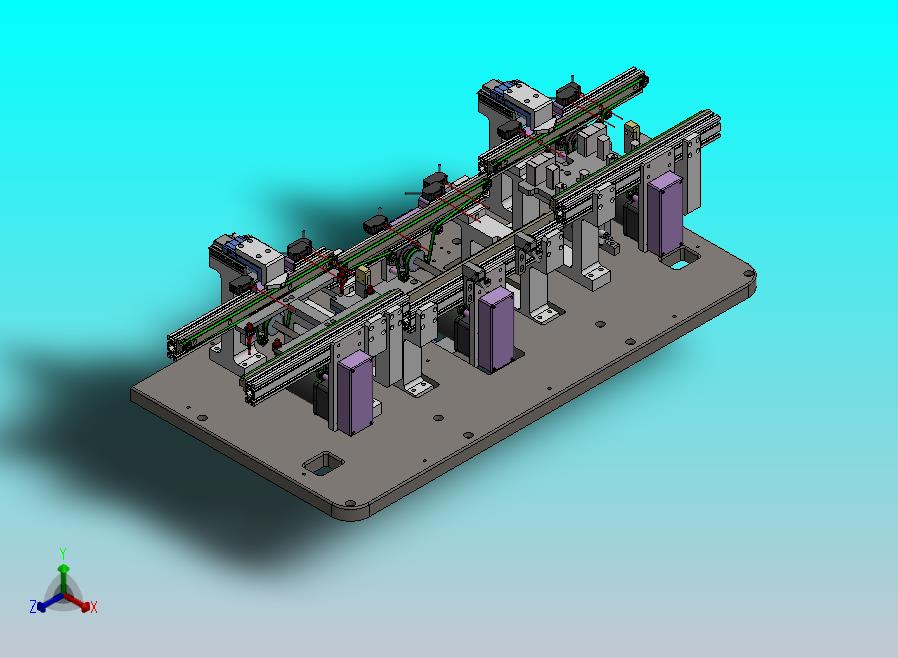 自动调宽的双列皮带输送机