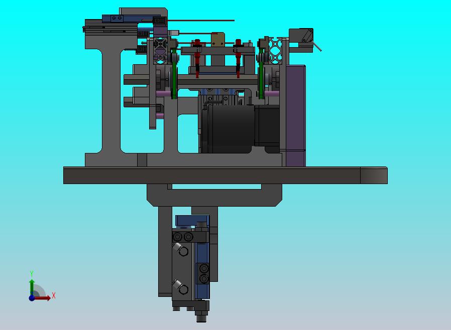 自动调宽的双列皮带输送机