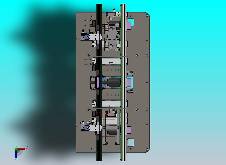 自动调宽的双列皮带输送机