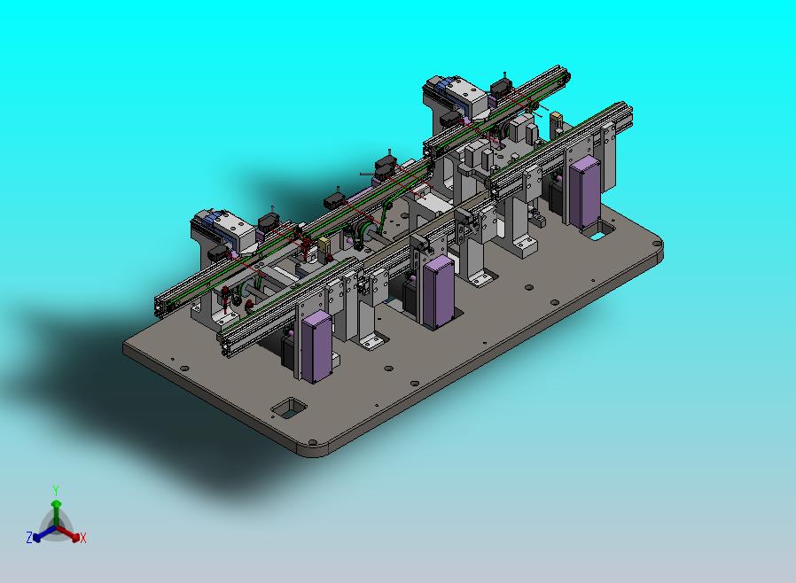 自动调宽的双列皮带输送机