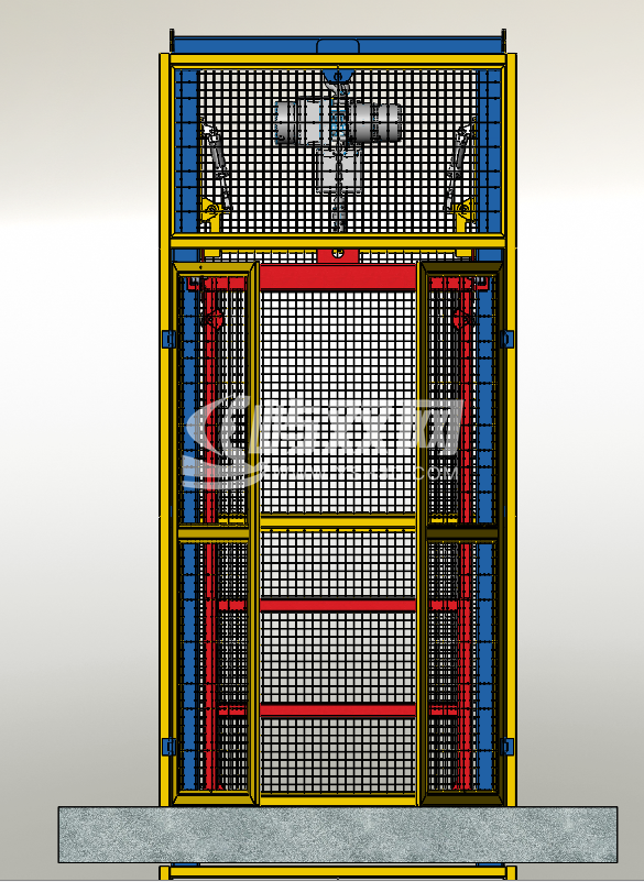 工业电梯提升机框架