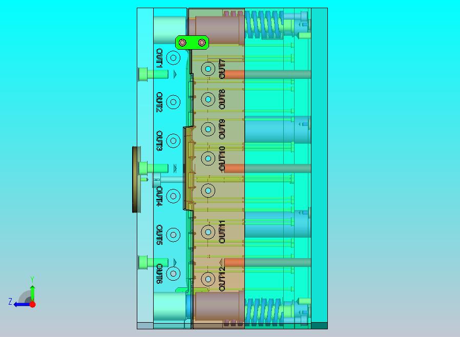 折叠椅模具设计