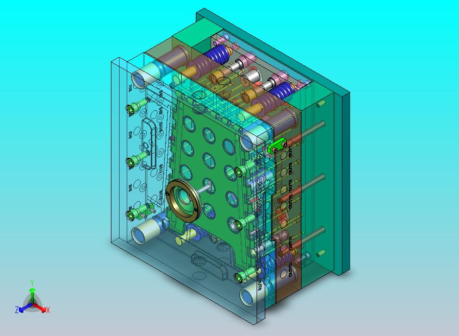 折叠椅模具设计