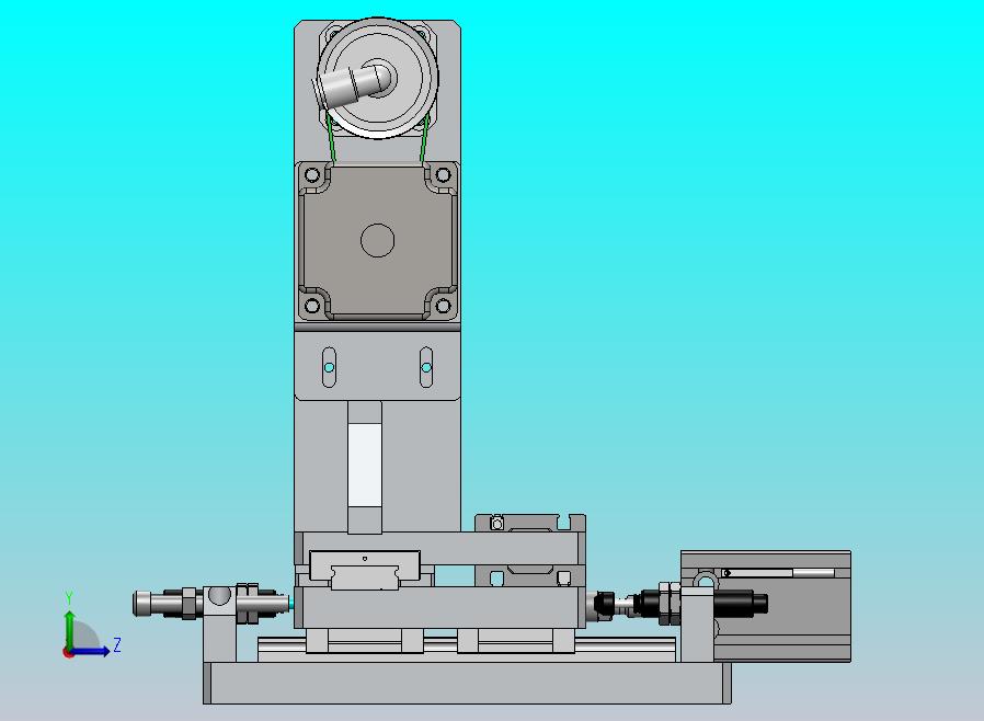 同步带传动的旋转夹紧机构