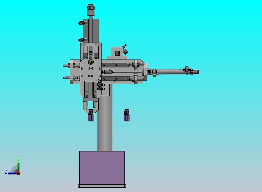 硬限位的多位置气动移载机构
